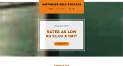 Desktop Screenshot of hoffmeierstorage.com